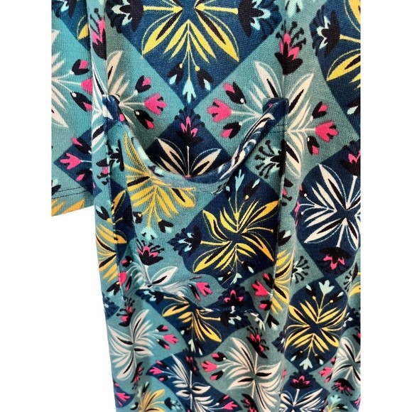 Lularoe Sarah Duster Long Cardigan Pocket Diamond Size Extra Small NWT - Picture 2 of 10